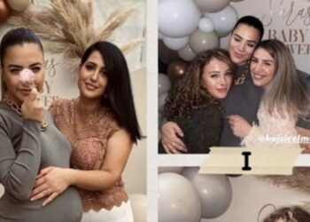 Befason nusja e Ledrit, na prezanton me tortën ‘gjigante’ nga festa e saj e mbrëmshme