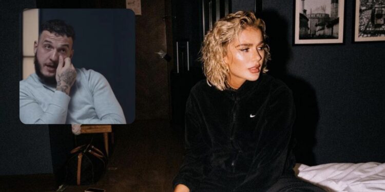 Mozzik shihet duke qarë në dokumentarin që do të publikohet nga Loredana