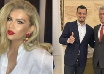 Leonora Jakupi i shkruan djalit të Hashim Thaçit, ia thotë disa fjalë për babanë e tij