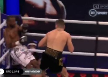 Momenti kur Florian Marku e rrëzon përtokë kundërshtarin