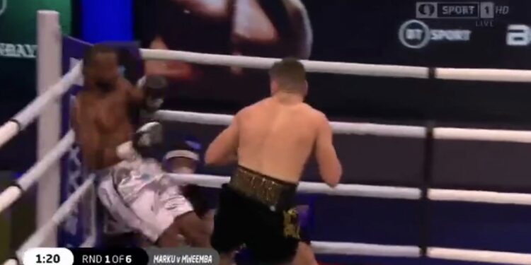 Momenti kur Florian Marku e rrëzon përtokë kundërshtarin