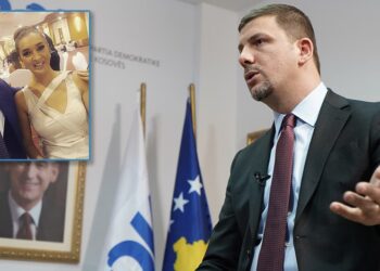 Njihuni me gruan bukuroshe të Memli Krasniqit