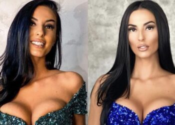 Me këtë fustan më në fund Blerona mbulon gjoksin, por zbulon diçka tjetër!