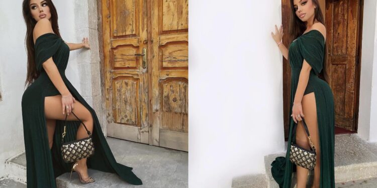 Rashel Kolaneci merr gjithë vëmendjen me bluzën transparente!