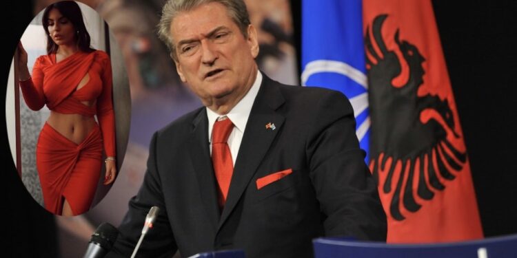 Reja e Sali Berishës nuk la gjë pa treguar në këtë fustan të hapur