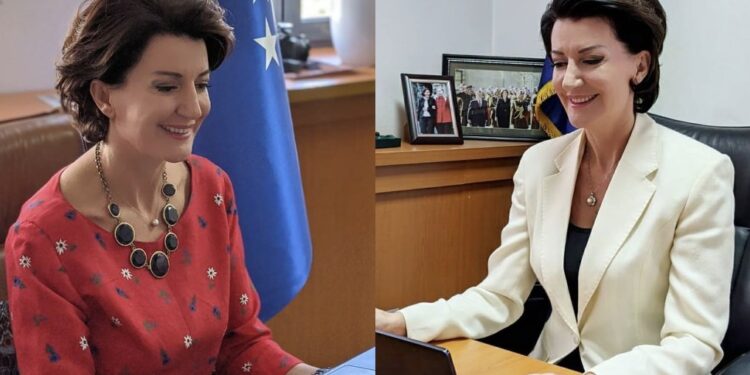 Kështu shkon e veshur ne market Atifete Jahjaga