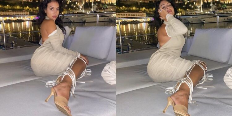 Fustani i ngushtë ia vizaton trupin “gjigand” Georginës