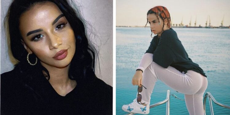 Rina Balaj me foto të nxehtë nga shtrati, vetëm në robdishan