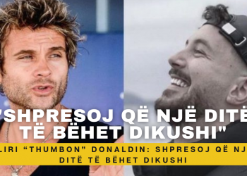 Iliri “thumbon” Donaldin: Shpresoj që një ditë të bëhet dikushi