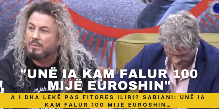 A i dha lekë pas fitores Iliri? Sabiani: Unë ia kam falur 100 mijë euroshin