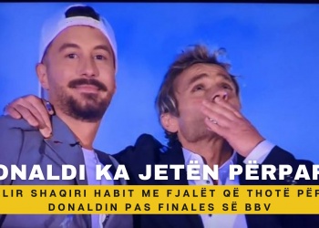 Ilir Shaqiri habit me fjalët që thotë për Donaldin pas finales së BBV