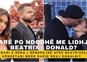 Albani e nëna i qëndrojnë afër Beatrixes, këngëtari merr hapin ndaj Donaldit