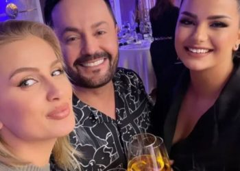 Festë në familjen e Sinan Hoxhës, Beniada Nishani e ftuara speciale, modelja fjalë zemre për këngëtarin dhe bashkëshorten e tij