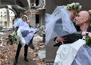 Mes rrënojave të luftës, çifti ukrainas vendos të kurorëzojë dashurinë me martesë