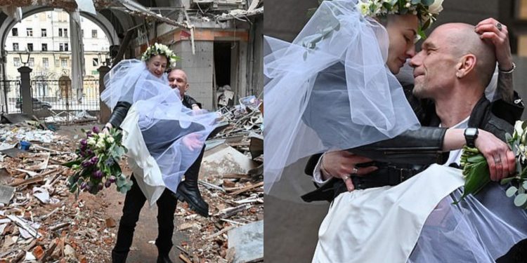 Mes rrënojave të luftës, çifti ukrainas vendos të kurorëzojë dashurinë me martesë