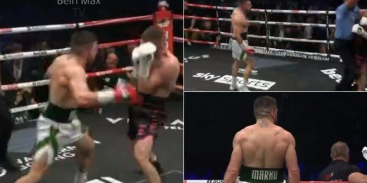 Me shpejtësi dhe goditje të fuqishme – Florian Marku nokauton Chris Jenkinsin dhe mbron titullin IBF