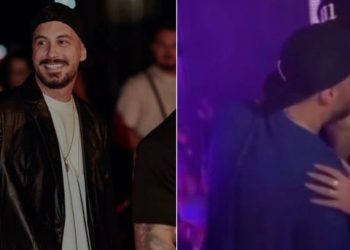 Pamjet që po thyejnë rrjetin, kush është vajza ‘misterioze’ që shfaqet krah Donald Veshajt në një klub nate? (Video)