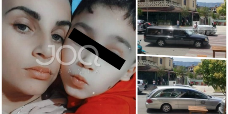 Pllakos heshtja në lagje, nëna dhe djali 6 vjeç përcillen për në banesën e fundit/ Aksidenti u mori jetën