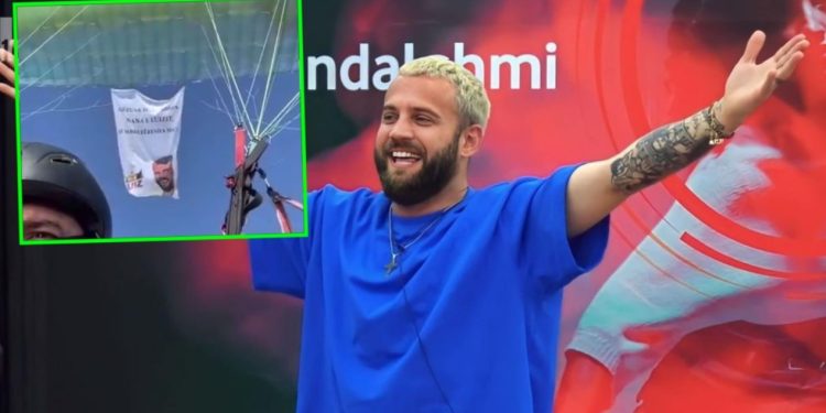 Dron me mesazh mahnitës për ditëlindjen e nënës së Luizit