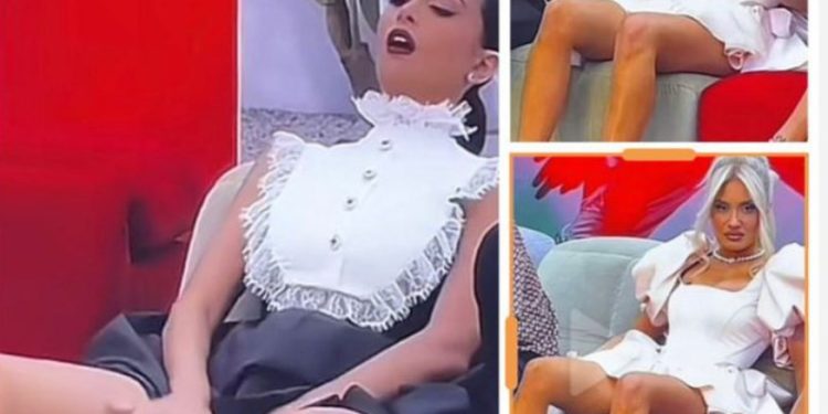 Pamjet po bëjnë xhiron e rrjetit, Jori tallet me mënyrën se si Dea qëndron në divan gjatë spektaklit (VIDEO)