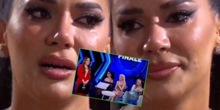 Gjatë reklamave Efi shpërthen në lot, qan me dënes