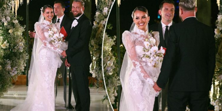 Ky është detaji që nuk u vu re në fustanin e nusërisë së Kiara Titos, ja çfarë ishte shënuar në vello