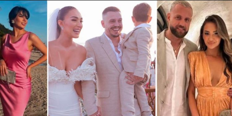 Foto/ Si u veshën të ftuarit VIP në dasmën e Kleas dhe Elgitit