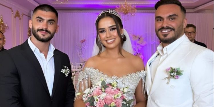 Butrint Imeri marton vëllain, pamje nga festa