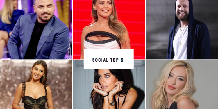 Dramat dhe debatet ‘pushtojnë’ “Social Top 5”, kush po kryeson për nga numri i followers-ve në Instagram!