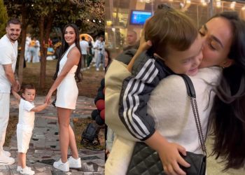 1 jave pa ty , sa me ke munguar’- Klea Huta emocion me videon e fundit me te birin