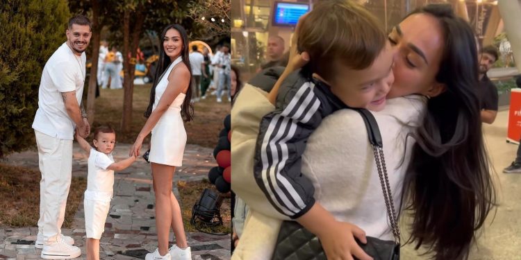 1 jave pa ty , sa me ke munguar’- Klea Huta emocion me videon e fundit me te birin