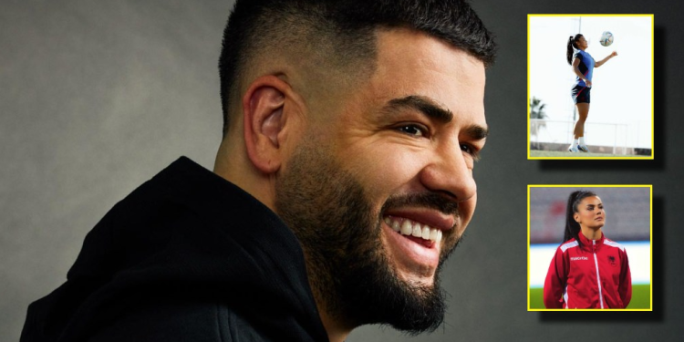 E papritur, Cllevio zbulon të dashurën futbolliste të Noizyt