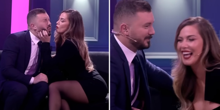 Provokuese në emision, Olta Gixhari puthet në buzë me Romeon? (VIDEO)