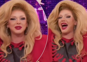 ‘Drag Queen’ i parë shqiptar në spektaklin italian “Drag Race” – Veziraj prezantohet i veshur me flamurin kuq e zi