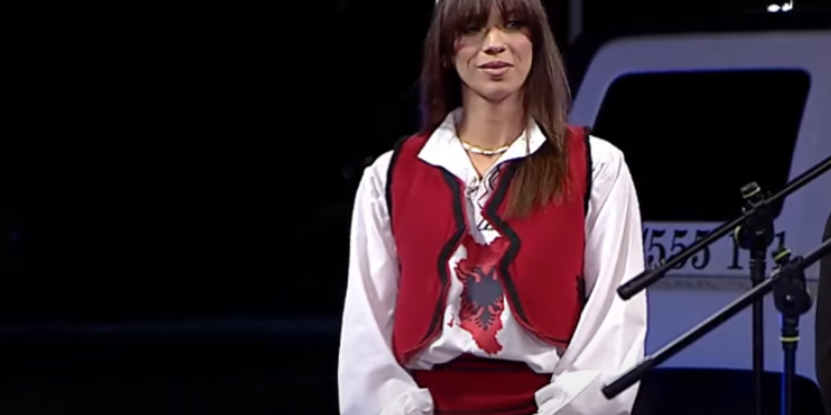 Shqipe Hysenaj prezantohet me hartën e Shqipërisë Etnike në BBVK