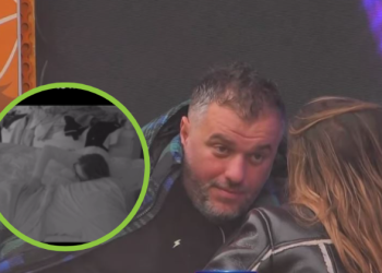 Ҫfarë po ndodh?! Santiana dhe Buci shumë të afërt natën vonë në shtrat / del video virale