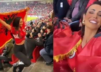 Xhuli mahniti tifozët mbrëmë në stadium me dukjen provokuese