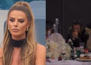 Derisa banorët tjerë festonin në dasmën e çiftit Santiana shpërthen në lot, çfarë i ndodhi?