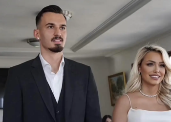 Pamje nga kurorëzimi i ish të fejuarit të Vesës së “BBVK” me ish shoqen e saj