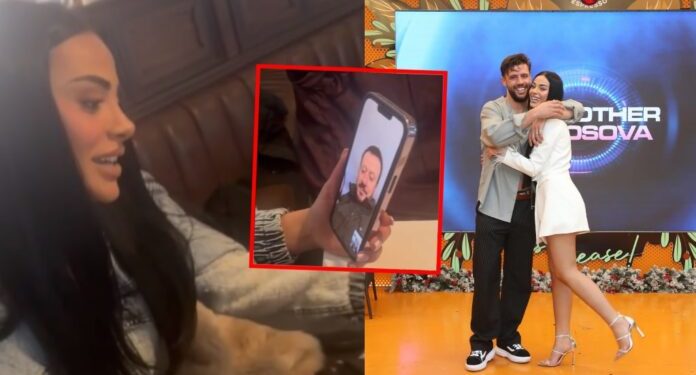 Publikohet video e Kaderit duke komunikuar me ‘vjehrrin’, babain e Lumbardhit, pasi doli nga Big Brother