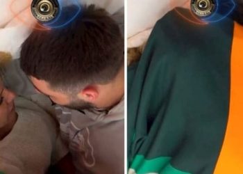 VIDEO/ Nuk permbahen Ilnisa dhe Meritoni / Momente intime poshtë çarçafit: Hajde bëjmë…