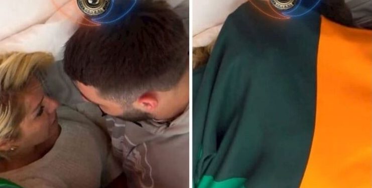 VIDEO/ Nuk permbahen Ilnisa dhe Meritoni / Momente intime poshtë çarçafit: Hajde bëjmë…