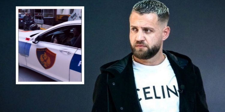 Probleme me shtetin / Luiz Ejlli shihet nё makinёn e policisё sё shtetit