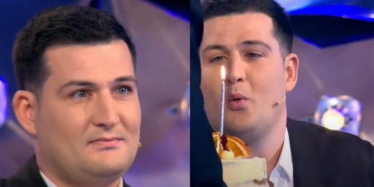 Arbër Hajdari përlotet në studio, produksioni i organizojnë surprizë për ditëlindje