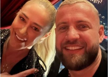 Luiz Ejlli takohet me Anita Haradinajn në Prishtinë