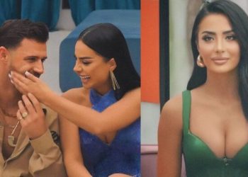 Bëhet viral reagimi i Albes kur Lumbardhi e fiton çmimin dhe puth Kaderin në skenë