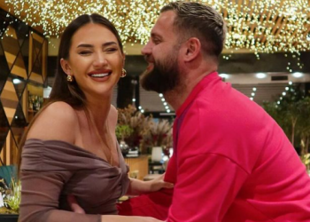 Luizi dhe Kiara ndajnë pamje nga ndërtimi i shtëpisë së tyre