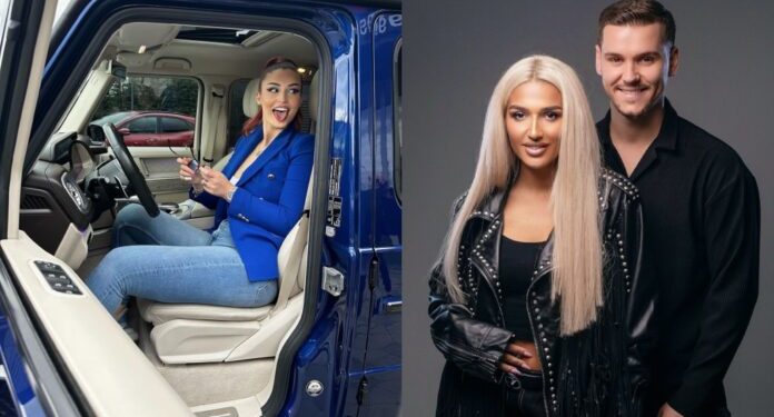 Vesa pozon nga vetura e re luksoze, Adri i bën komentin e papritur