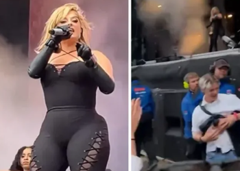 Fansi u bë gati ta godiste/ Bebe i nxjerr fytyrën para të gjithëve: Mos luaj me mua