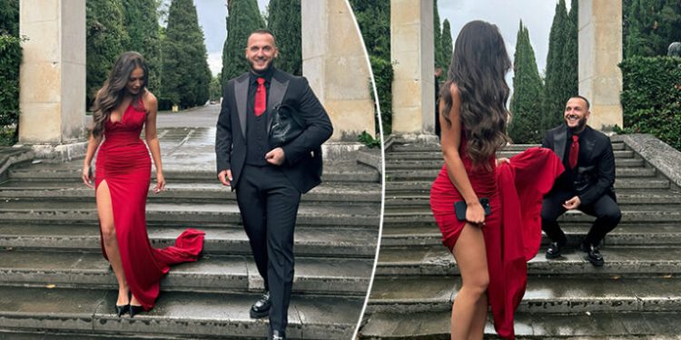 Lotina Haziri publikon fotografi nga dasma e motrës së saj, ku dukej tejet elegante në krahët e Mozzikut